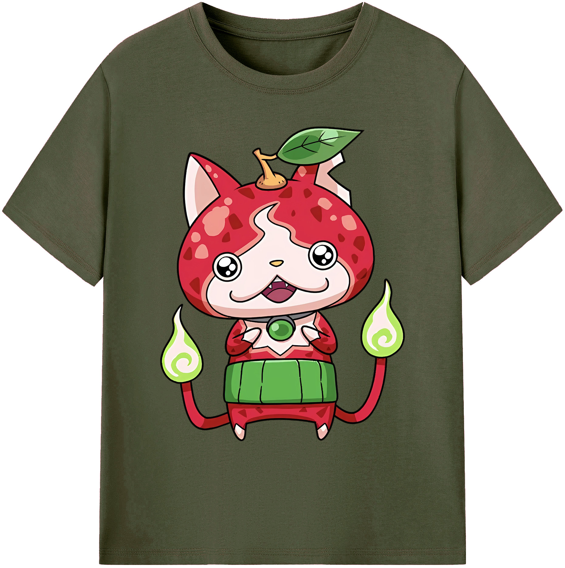 （画像用） 妖怪ウォッチ Yo-kai Watch 綿100％ メンズ半袖Tシャツ｜肌触りやわらか＆通気性